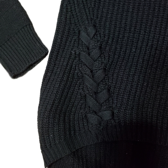 Rue21 Women's Black long Sleeves Top Sz L - Picture 4 of 6